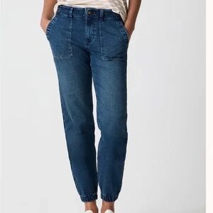 J. Crew Utility Jogger Jean in Signature Blue Women Sz 28